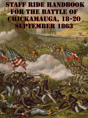 cover image of Staff Ride Handbook for the Battle of Chickamauga